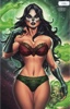 Grimm Fairy Tales 2022 Holiday Pinup Special # 1G (November Gold Collectible Cover, Limited to 199)